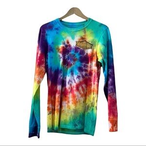 Universal Volcano Bay Tie dye shirt in size S